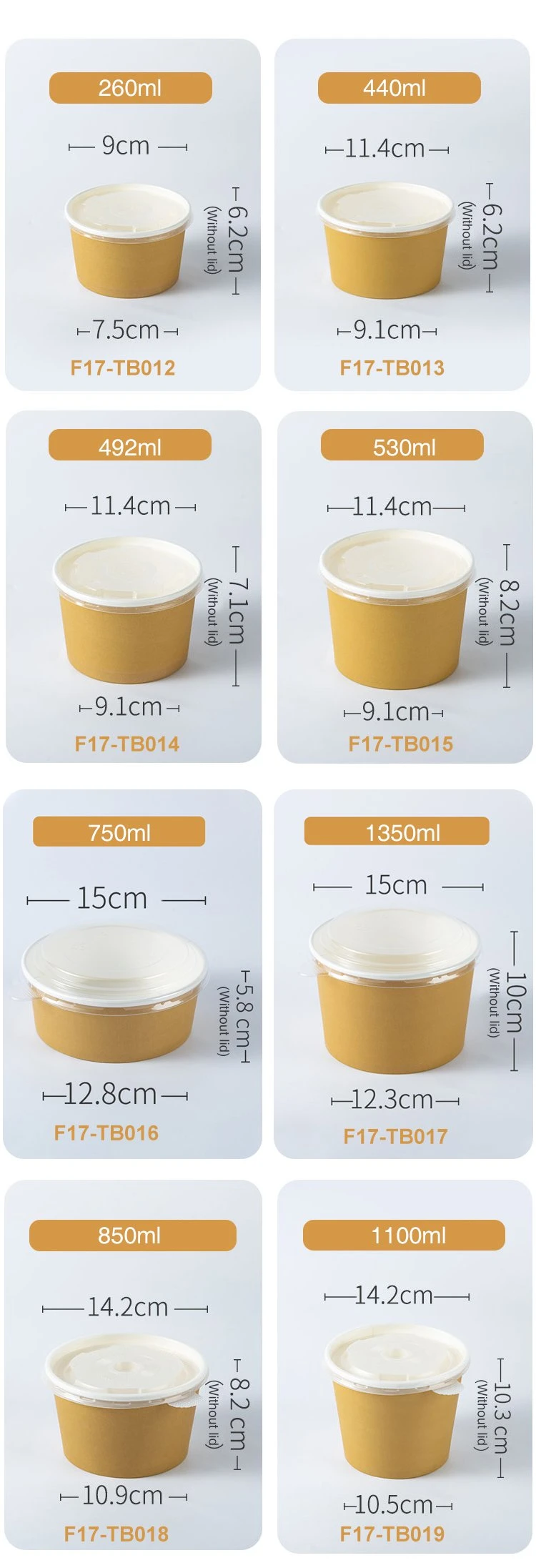 Takeaway 32oz Large Capacity Paper Bowl Paper Cup for Food Delivery