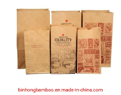 Natural Sos Square Bottom Craft Paper Bag