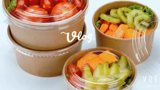 Disposable 100% Biodegradable Compostable Eco-Friendly Takeaway Take out Bento Box Soup Salad Paper Bowl Food Container