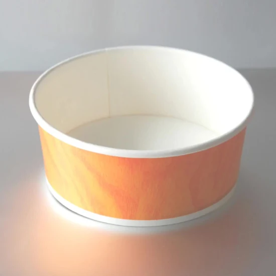 Custom Logo Disposable Paper Bowl for Salad Bowl